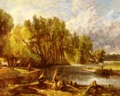 The Young Waltonians - Stratford Mill - 约翰·康斯特布尔